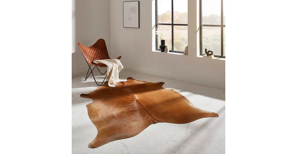 RINDERFELL 160/250 cm - Braun, Basics, Leder/Fell (160/250cm) - Linea Natura