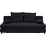 SCHLAFSOFA in Textil Dunkelblau - Schwarz/Dunkelblau, Design, Kunststoff/Textil (208/73-90/102cm) - Hom`in SCHLAFSOFA in Textil Dunkelblau - Schwarz/Dunkelblau, Design, Kunststoff/Textil (208/73-90/102cm) - Hom`in