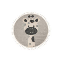 KINDERTEPPICH 133 cm My Fano Giraffe  - Multicolor, Design, Textil (133cm) - Obsession