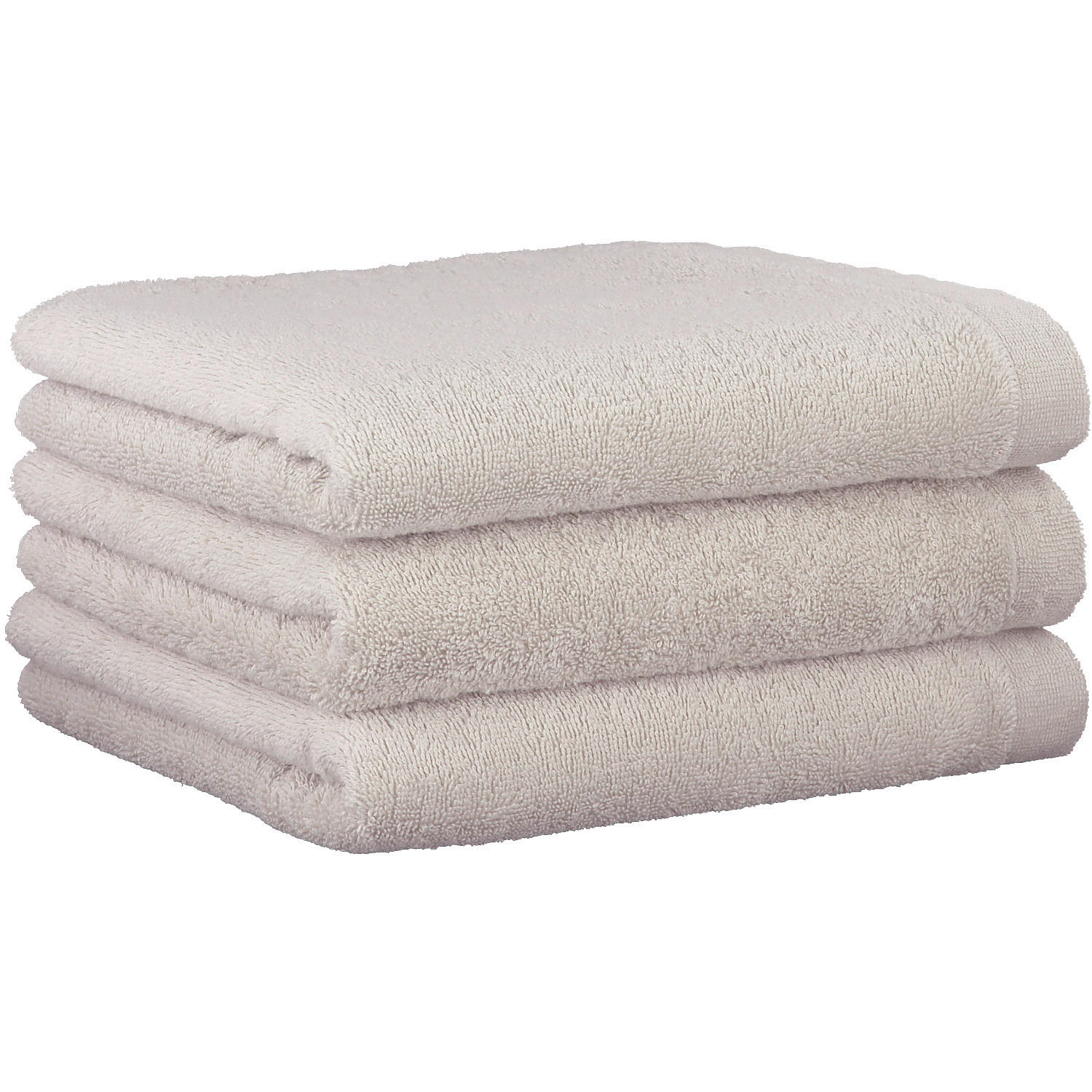 HANDTUCH Lifestyle Uni Beige  - Beige, Design, Textil (50/100cm) - Cawoe