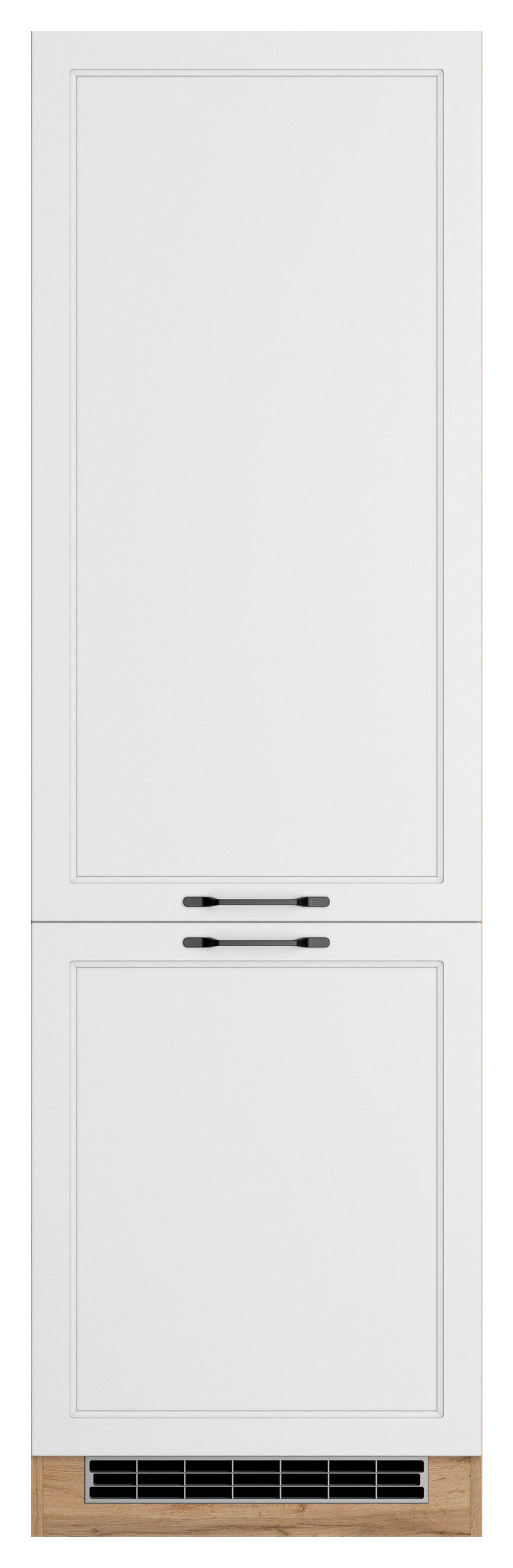 SKÅP FÖR VITVAROR 60/200/60 cm  i vit, ek Wotan  - vit/ek Wotan, Lifestyle, metall/trämaterial (60/200/60cm) - Held
