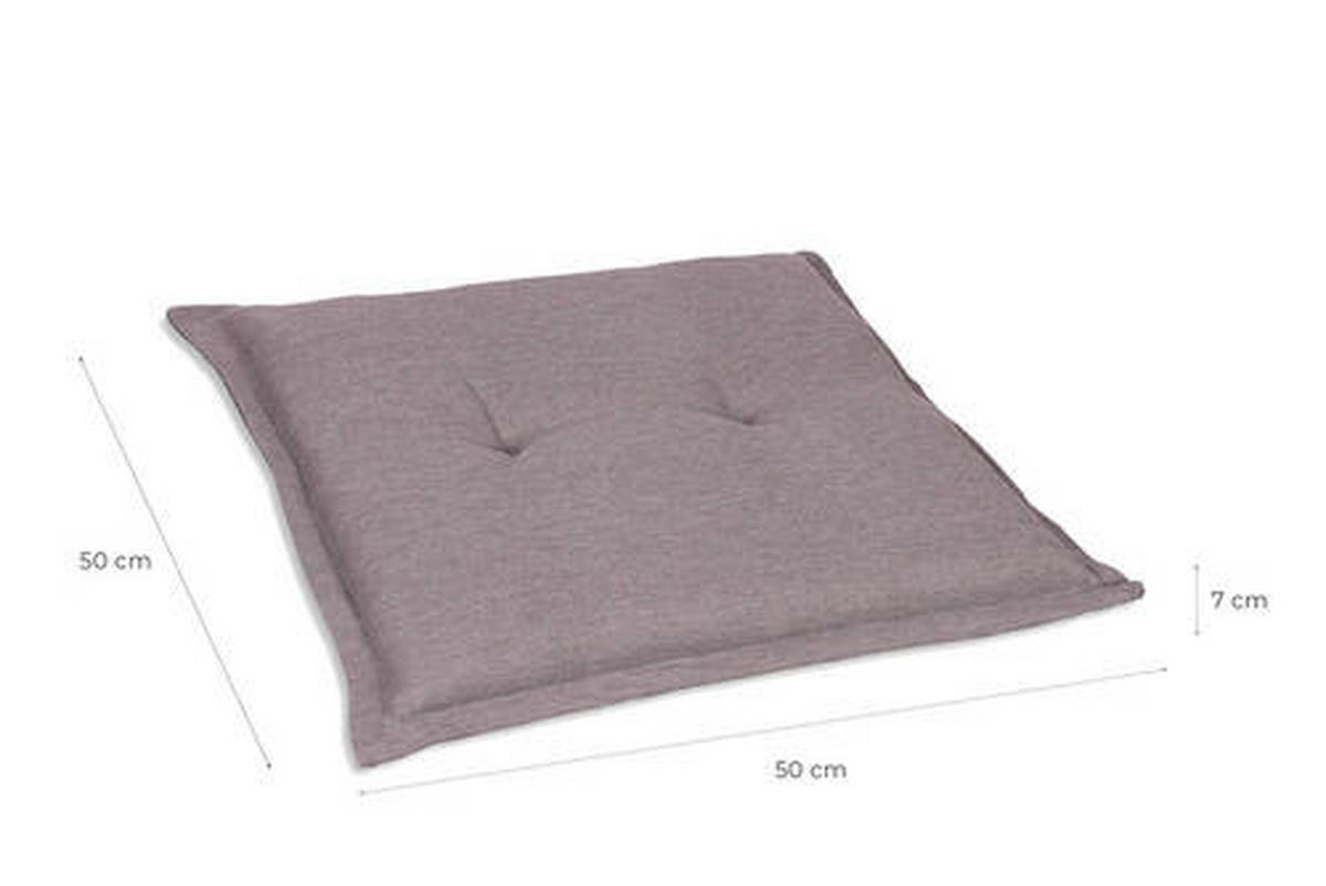 GARTENSITZKISSENSET in Taupe Uni  - Taupe, Basics, Textil (50/7/50cm)