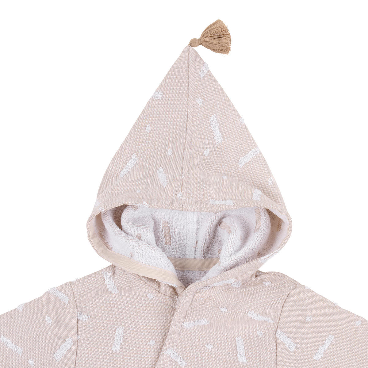 KINDERBADEMANTEL CONFETTI  - Perlmutt, Trend, Textil - Patinio