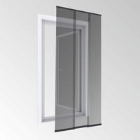 INSEKTENSCHUTZVORHANG - Anthrazit, Basics, Kunststoff (95/220cm)