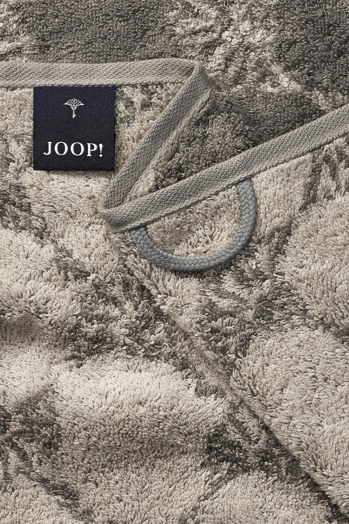 DUSCHTUCH CORNFLOWER 80/150 cm  - Graphitfarben, Design, Textil (80/150cm) - Joop!