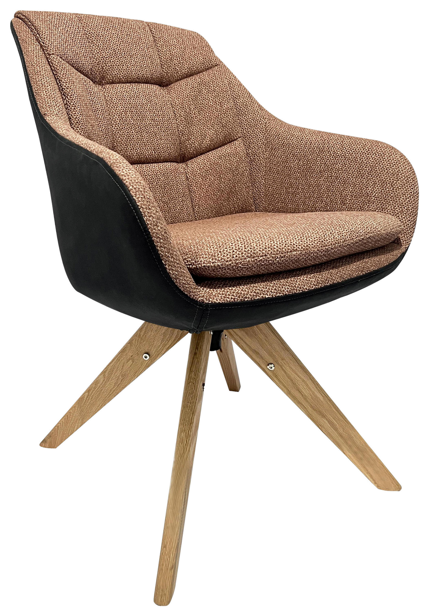 Landscape ŽIDLE S PODRUČKAMI, tkaná látka, mikrovlákno, antracitová, barvy dubu, rezavá