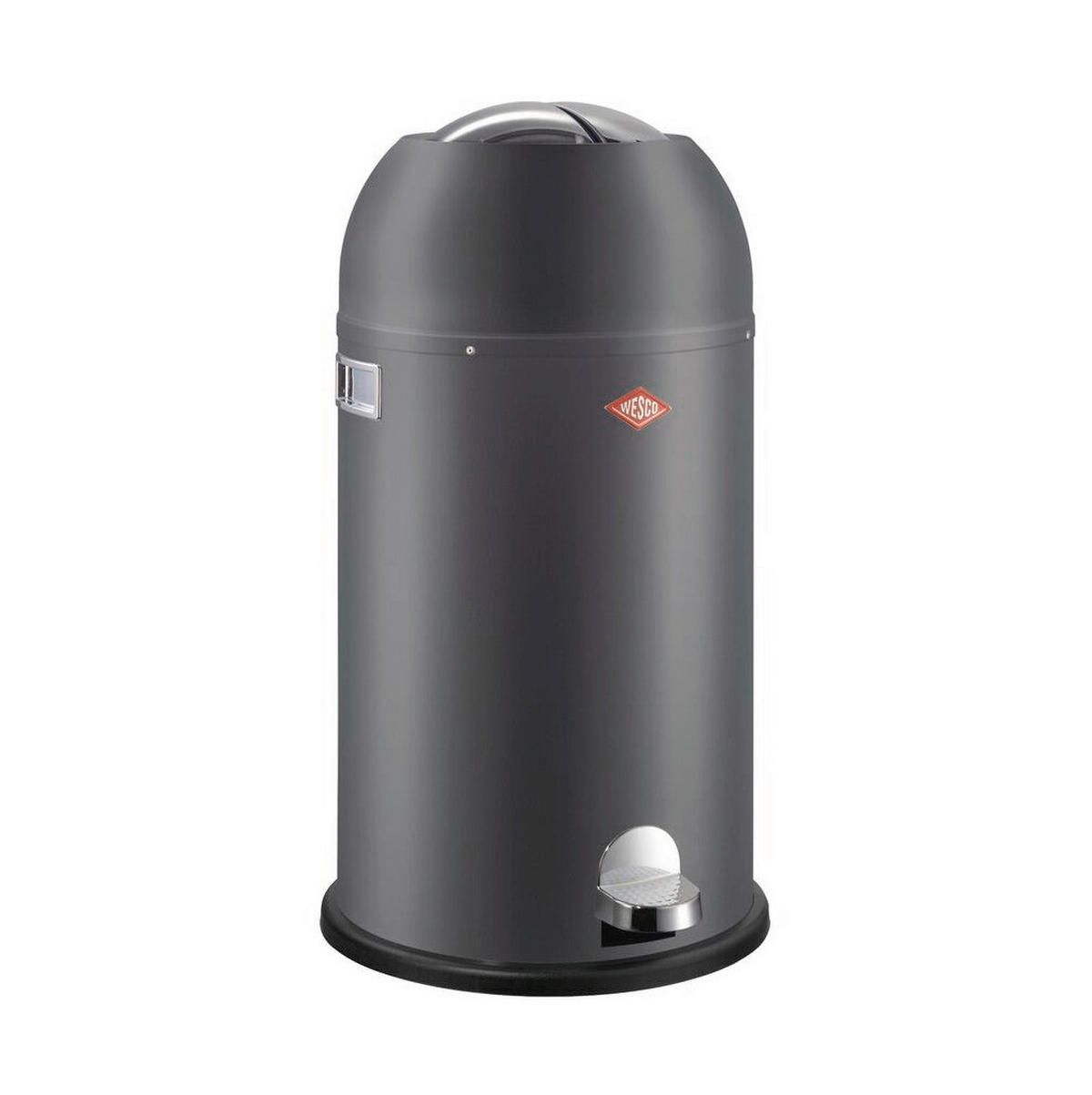 ABFALLSAMMLER KICKMASTER Soft 33 L  - Graphitfarben/Schwarz, KONVENTIONELL, Kunststoff/Metall (37,5/69cm) - Wesco