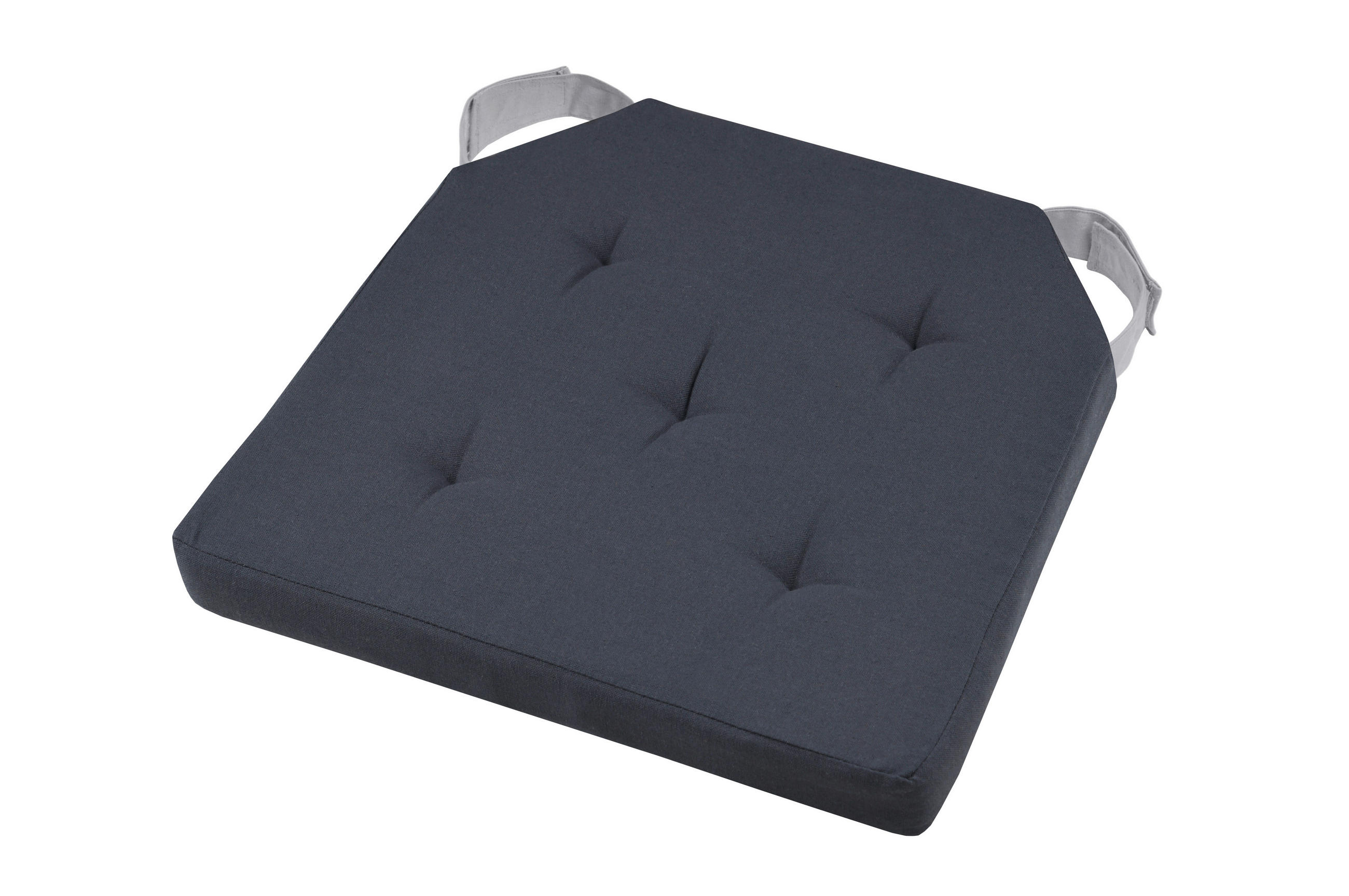 JASTUK ZA STOLICU    MARIS  - antracit, Konvencionalno, tekstil (38/38/4cm)