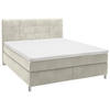 BOXSPRINGBETT 160/200 cm  in Creme  - Chromfarben/Creme, Konventionell, Kunststoff/Textil (160/200cm) - Voleo