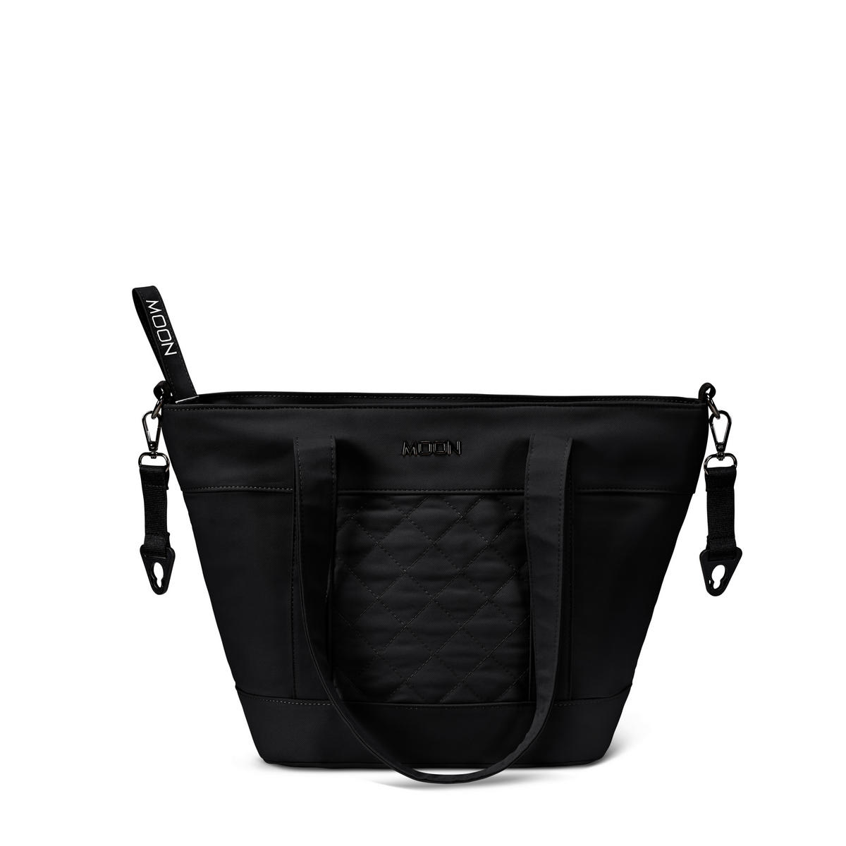 WICKELTASCHE V-Shape Bag  - Schwarz, Basics, Textil (41/16/28cm) - Moon