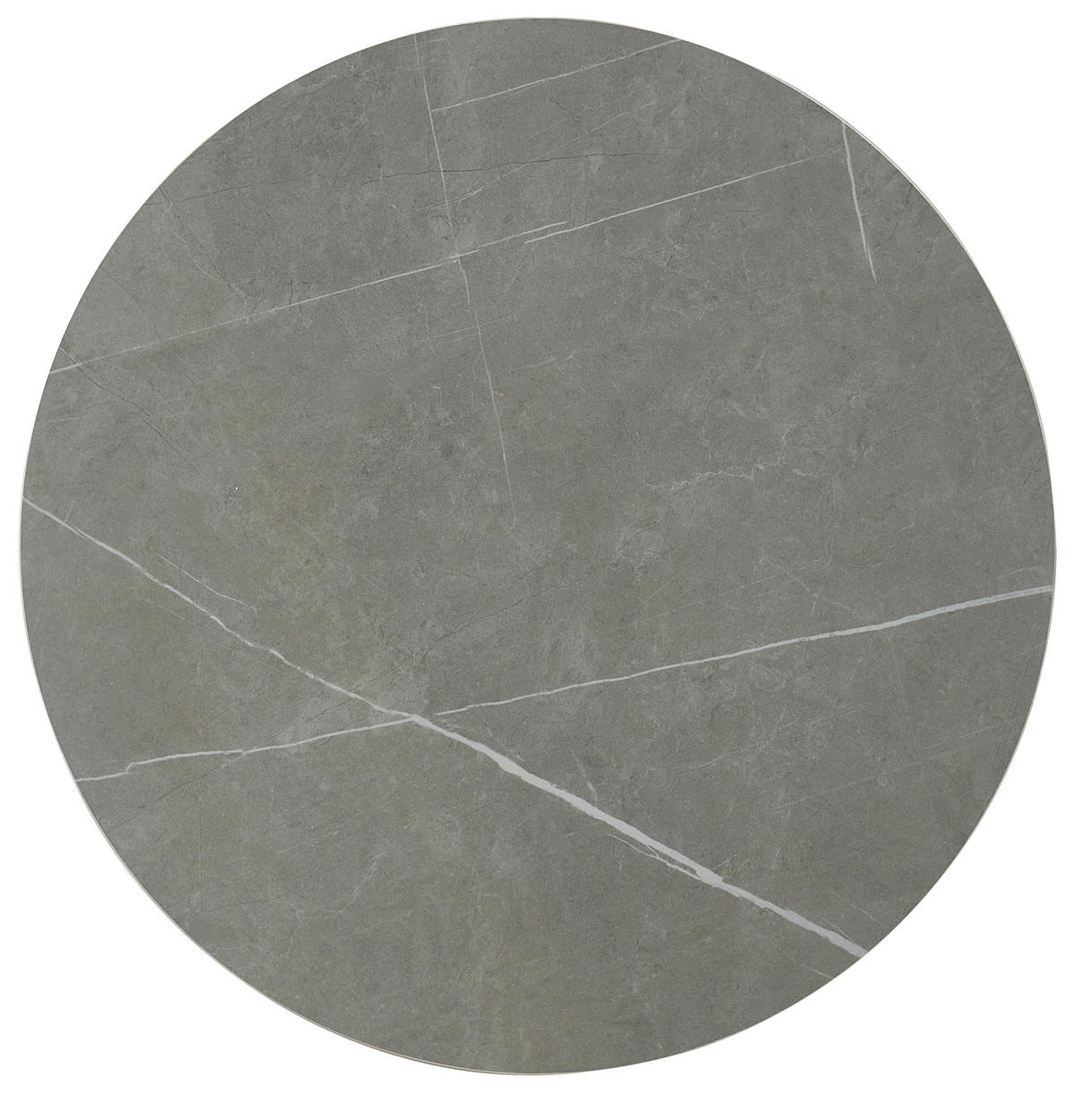 BEISTELLTISCH in Metall, Keramik 60/60/45 cm  - Schwarz/Grau, Design, Keramik/Metall (60/60/45cm) - Livetastic