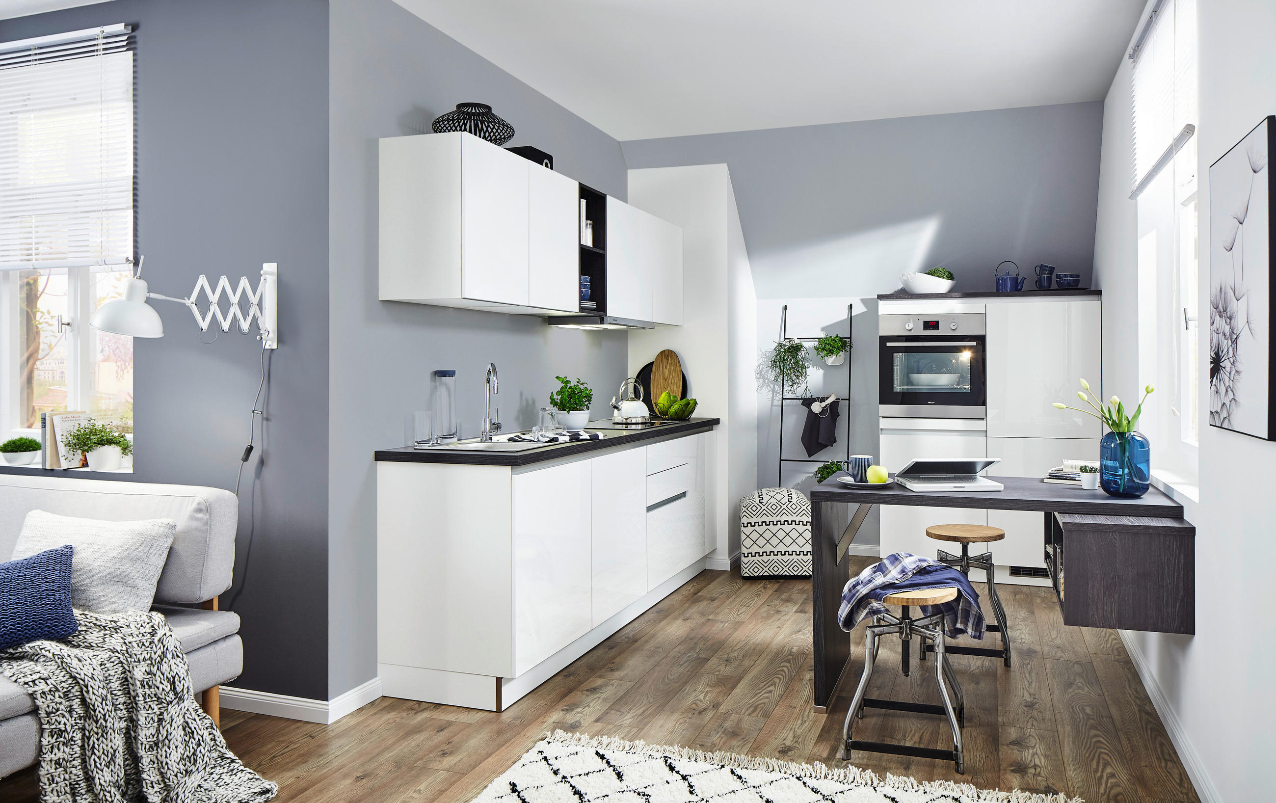 KUCHYNĚ NA MÍRU STAR S23 - Moderní, kompozitní dřevo - Welnova