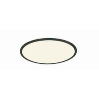 LED-DECKENLEUCHTE 62/4,2 cm   - Schwarz/Weiß, Design, Kunststoff/Metall (62/4,2cm) - Trio Leuchten