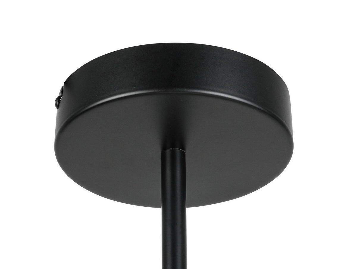 HÄNGELEUCHTE 87,3/65 cm   - Schwarz, Design, Kunststoff/Metall (87,3/65cm) - Collet's Monde