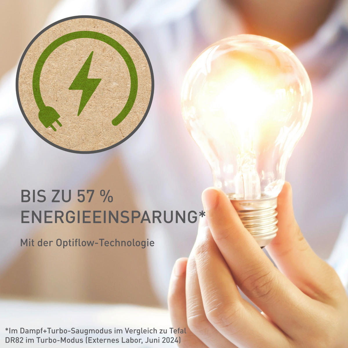 DAMPFBÜRSTE - Salbeigrün, Basics, Kunststoff (14,0/32,5/16cm) - Tefal