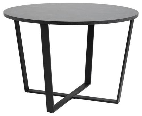 ESSTISCH in Holzwerkstoff 110/110/75 cm  - Schwarz, Design, Holzwerkstoff/Metall (110/110/75cm) - Carryhome