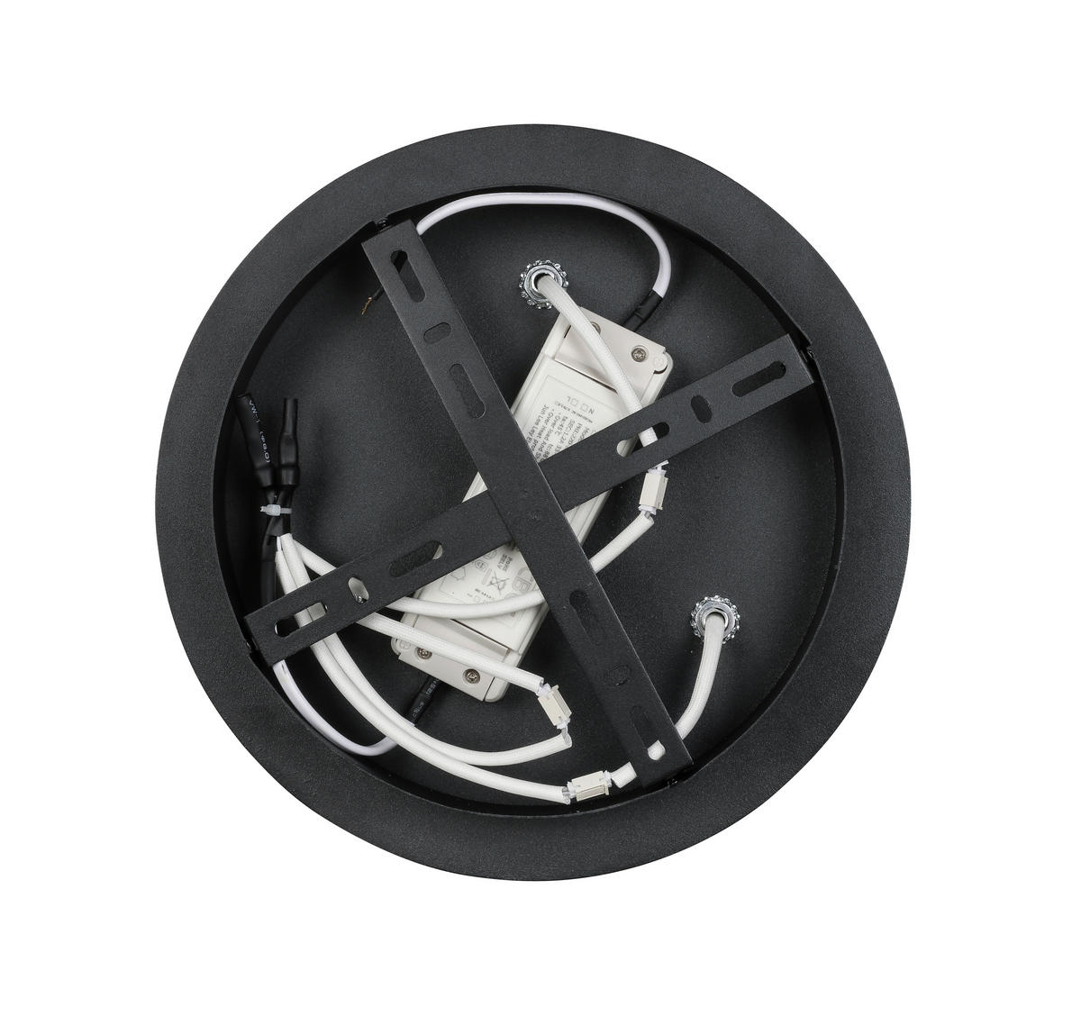 STROPNÍ LED SVÍTIDLO, 45/49 cm  - černá/barvy chromu, Design, kov/plast (45/49cm) - Dieter Knoll