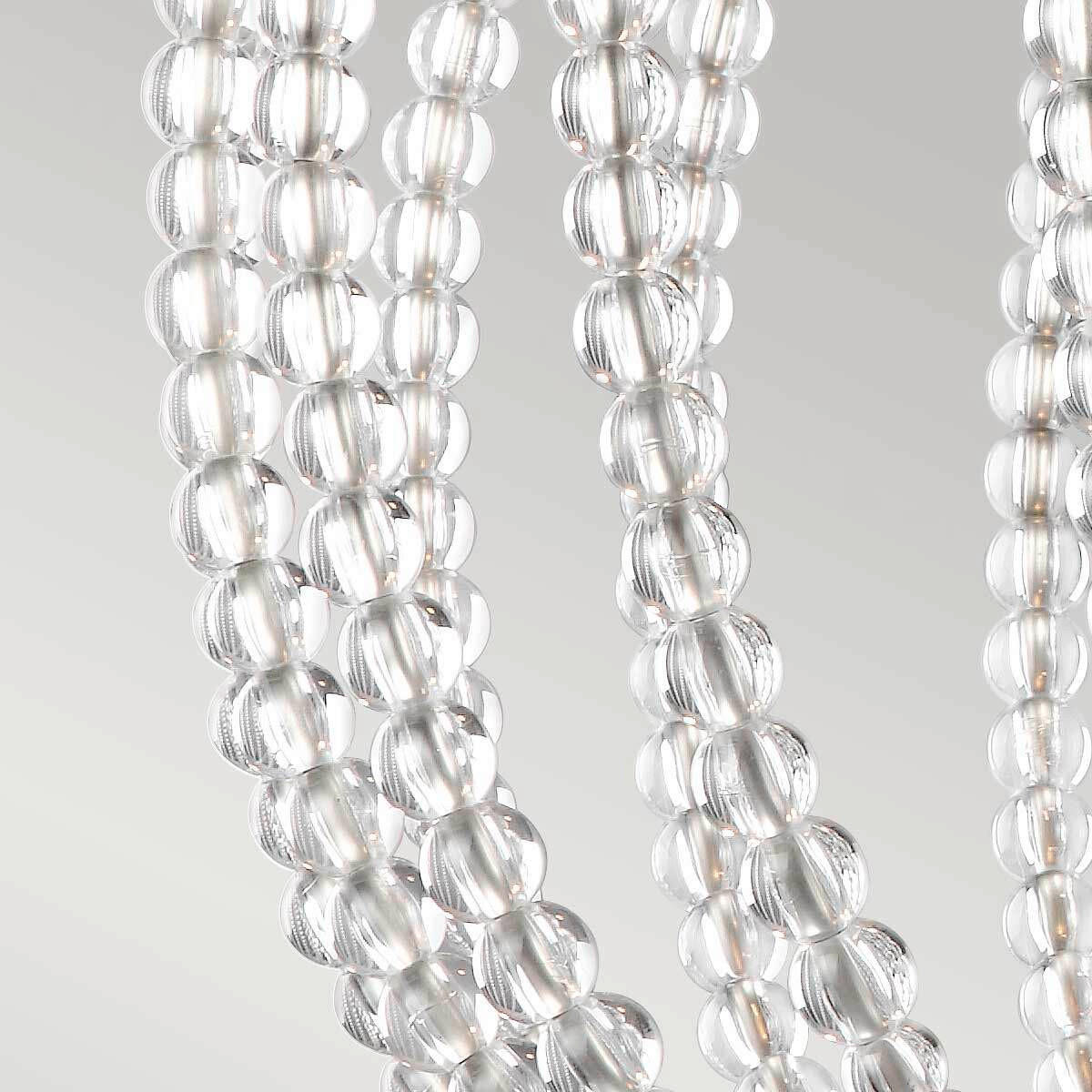 HÄNGELEUCHTE 81.3/108 cm    - Nickelfarben, Design, Glas/Metall (81.3/108cm) - Elstead Lighting