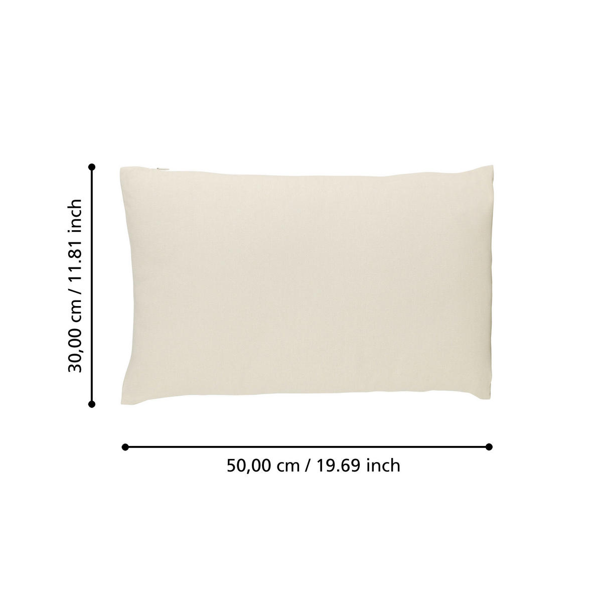 ZIERKISSEN  30/45 cm   - Beige, Basics, Textil (30/45cm) - Eglo