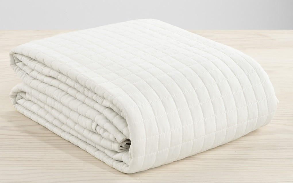 SÄNGÖVERKAST 150/250 cm  - vit, Basics, textil (150/250cm)