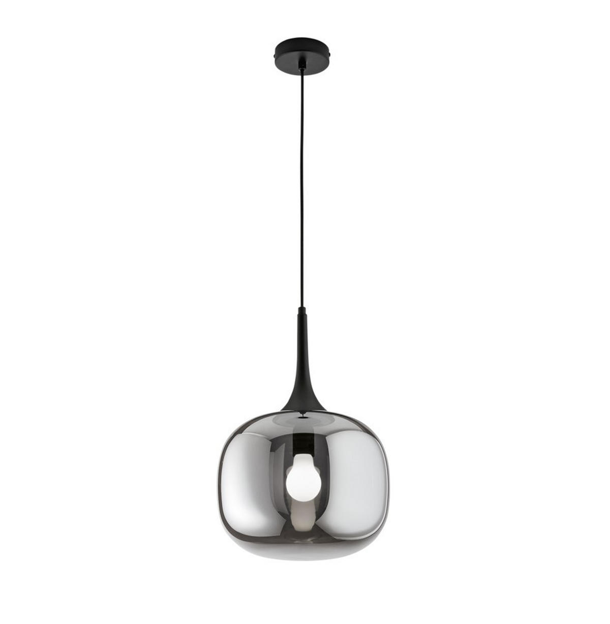 HÄNGELEUCHTE Luce Ambiente e Design 30/150 cm   - Schwarz, Trend, Glas/Metall (30/150cm)