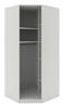 ECKSCHRANKKORPUS 91,1/210/91,1 cm  - Weiß, KONVENTIONELL (91,1/210/91,1cm) - Hom`in