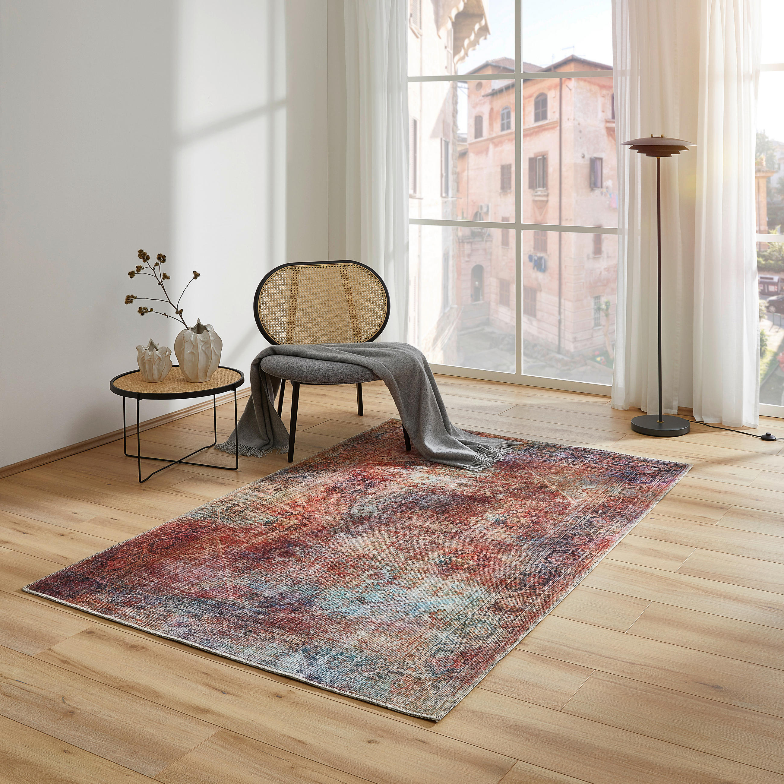 VINTAGE-TEPPICH 135/190 cm Bidjar Modern Multicolor  - Multicolor, LIFESTYLE, Textil (135/190cm) - Novel