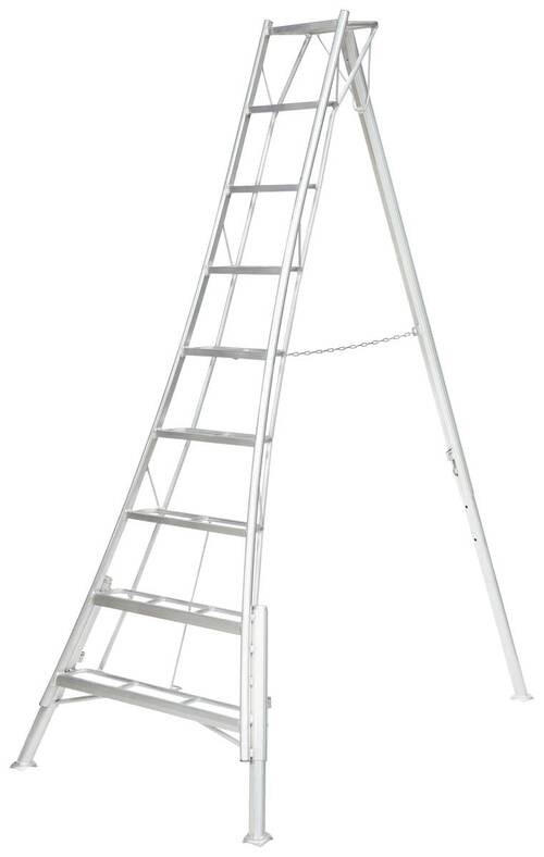 LEITER - Silberfarben, Basics, Metall (210/270/127cm) - Ambia Garden