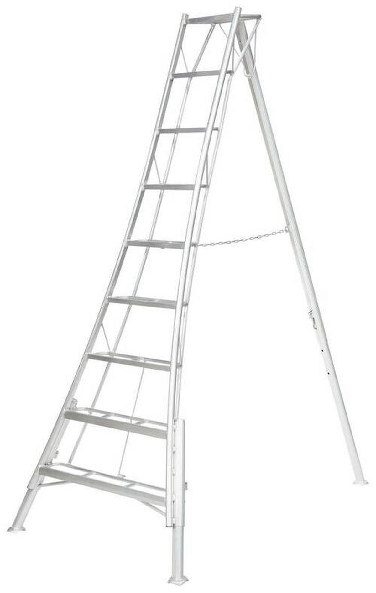 LEITER - Silberfarben, Basics, Metall (210/270/127cm) - Ambia Garden