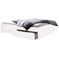 STAURAUMBETT 200/200 cm,  in Weiß,  - Weiß, KONVENTIONELL, Holzwerkstoff (200/200cm) - Hasena