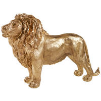 DEKOLÖWE - Goldfarben, Lifestyle, Kunststoff (54,5/16,5/34,5cm) - Ambia Home
