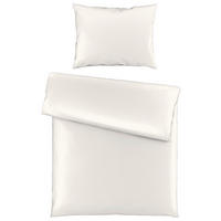 POSTELJNINA SENA 140/200 cm saten bela  - bela, Basics, tekstil (140/200cm) - Novel