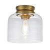 DECKENLEUCHTE  22.9/22.5  cm    - Messingfarben, Konventionell, Glas/Metall (22.9/22.5 cm) - Elstead Lighting