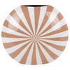 VASE Candy Swirl 40 cm  - Hellbraun/Weiß, Basics, Metall (40/35/11cm) - Present Time