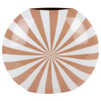 VASE Candy Swirl 40 cm  - Hellbraun/Weiß, Basics, Metall (40/35/11cm) - Present Time