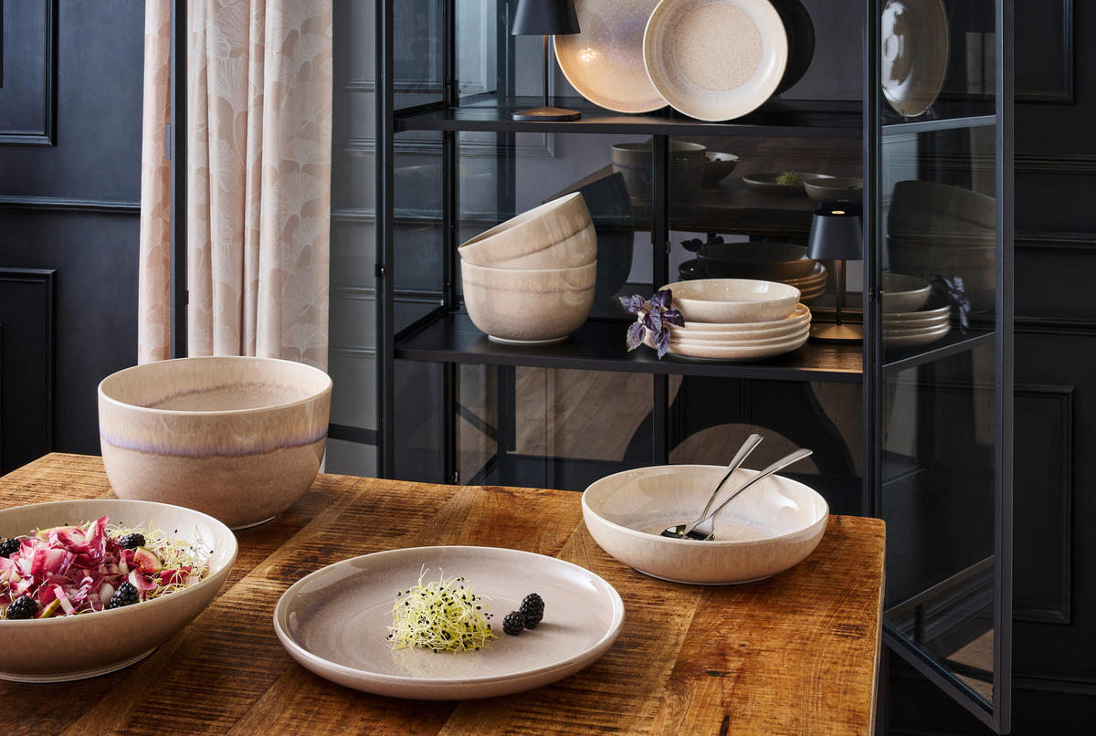 PASTATELLER Fine China Perlemor sand  - Sandfarben, Trend, Keramik (22cm) - like.Villeroy & Boch