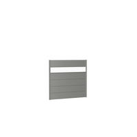SICHTSCHUTZ  - Grau, Basics, Kunststoff/Metall (145/137/4,4cm) - Biohort