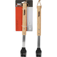 PRIBOR ZA ROŠTILJ - boje starog hrasta, Basics, drvo/metal (10,9/3,5/4,2cm)