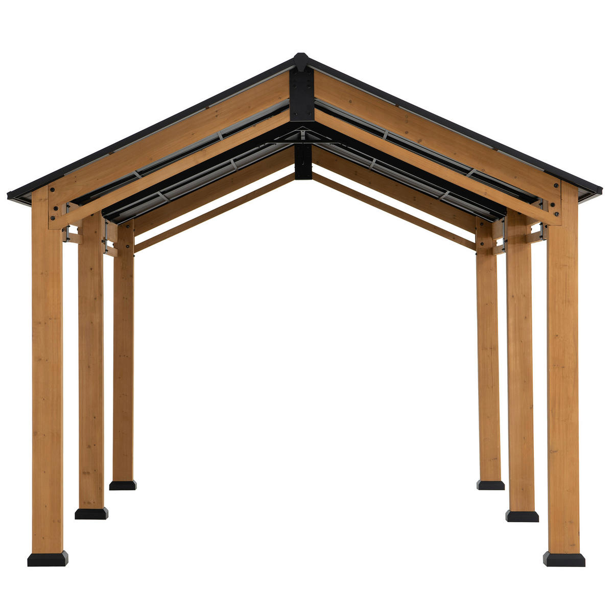 CARPORT  - Anthrazit, Basics, Holz/Metall (336cm) - Modante