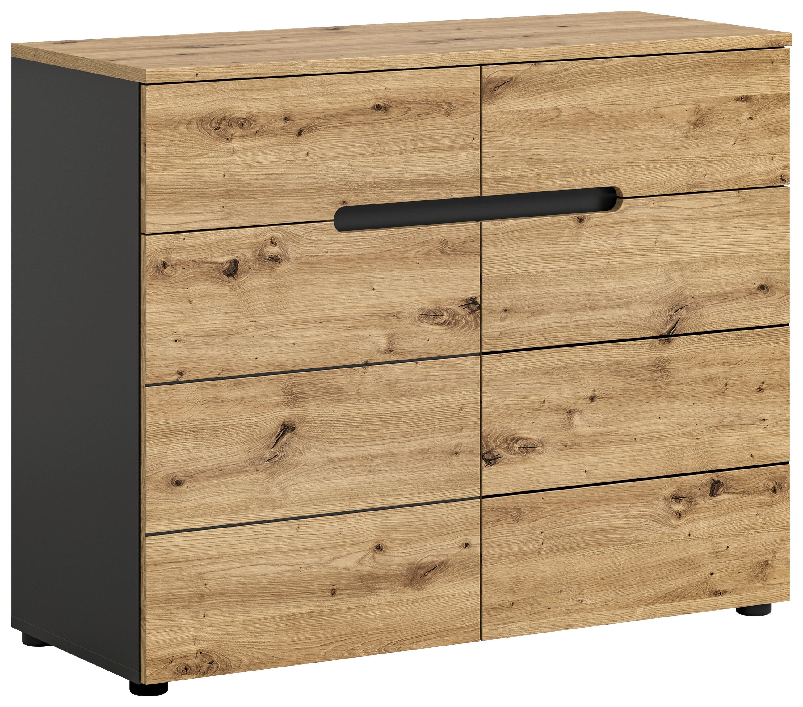 KOMMODE in 100/81/40 cm - KONVENTIONELL, Holzwerkstoff (100/81/40cm) - MID.YOU