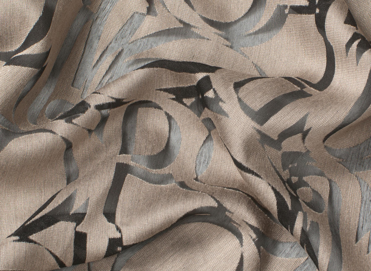 ZÁVĚS S OČKY, průhledné, 140/250 cm - šedobéžová/jílová barva, Basics, textil (140/250cm) - Joop!