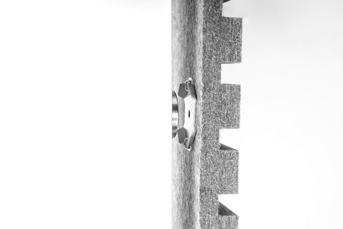 AKUSTIKPANEEL 3/3,5/0,5 cm  - Grau, Basics, Metall (3/3,5/0,5cm)