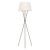 STEHLEUCHTE - Nickelfarben, Konventionell, Textil/Metall (47/139.7cm) - Elstead Lighting