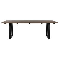 MATBORD i trä 240/100/76,50 cm   - mörkbrun, Design, trä (240/100/76,50cm) - Best Price