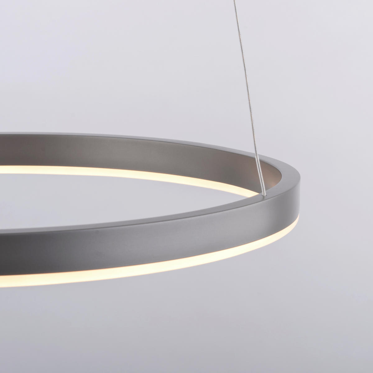 LED-HÄNGELEUCHTE 39/120 cm   - Alufarben, Design, Kunststoff/Metall (39/120cm)