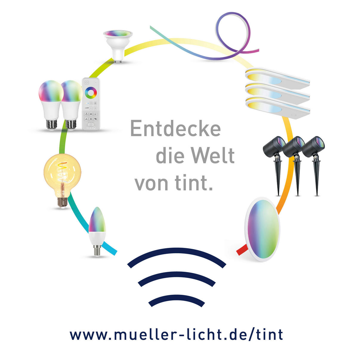 LED Gartenleuchten 3 Stk. TINT   - Schwarz, Basics, Kunststoff (6,5/35/6cm) - Tint