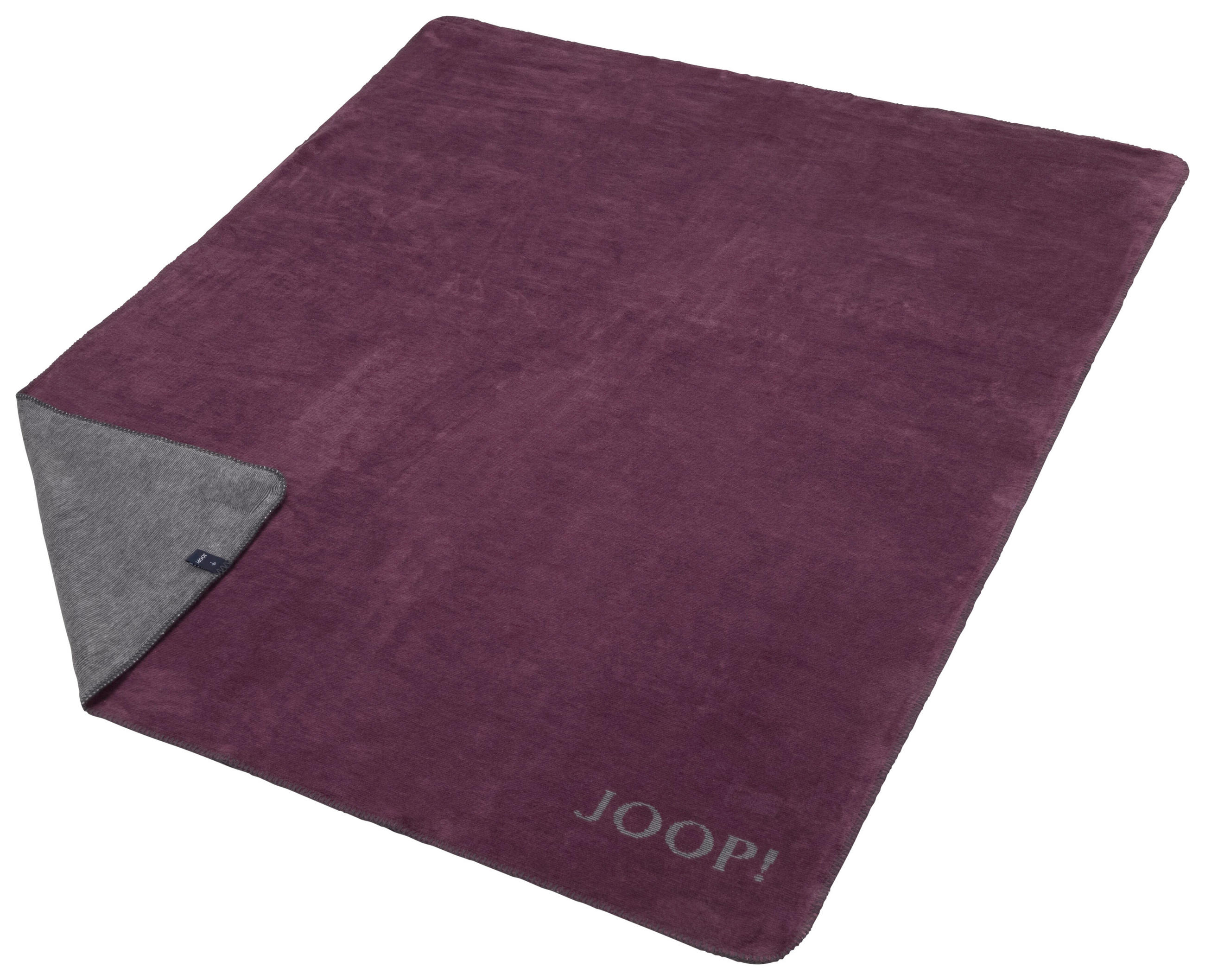 Joop! Wohndecke Melange Doubleface Capsule Beere 150x200 cm