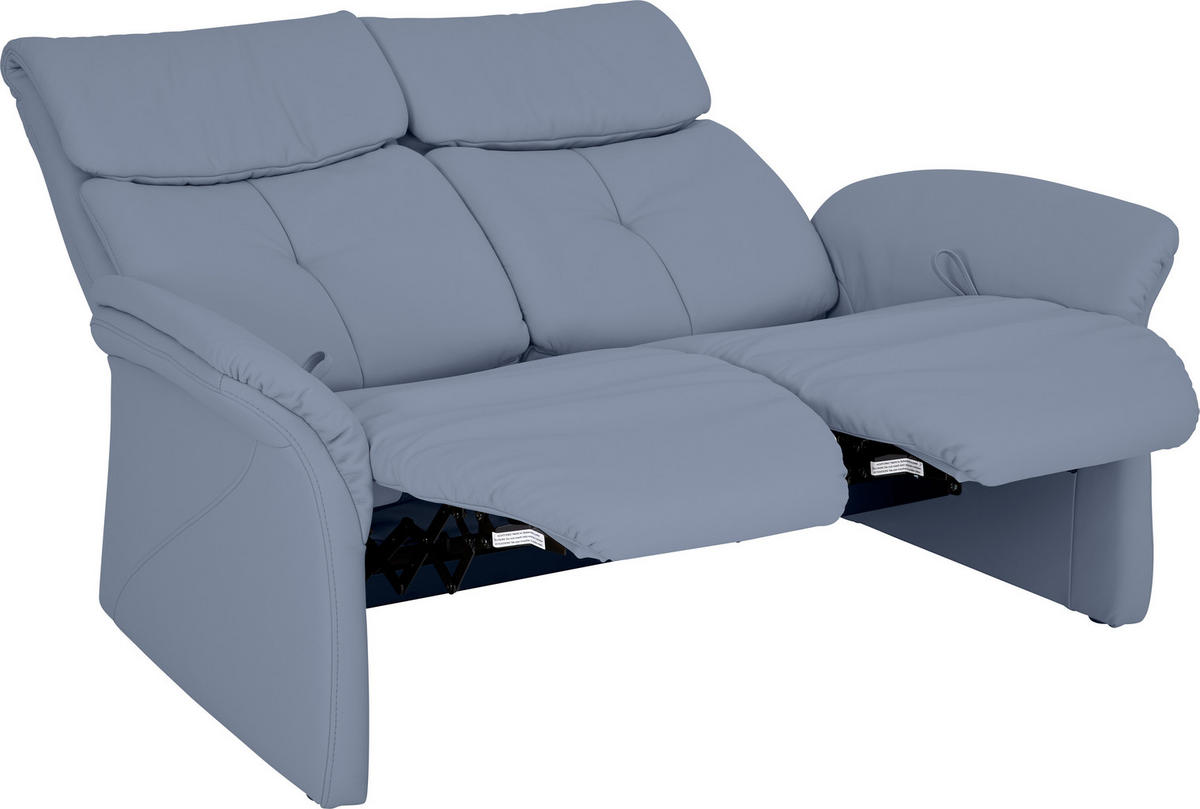 2-SITZER-SOFA in Echtleder Schwarz  - Schwarz, KONVENTIONELL, Leder/Kunststoff (152/107/91cm) - Himolla Komfortklass