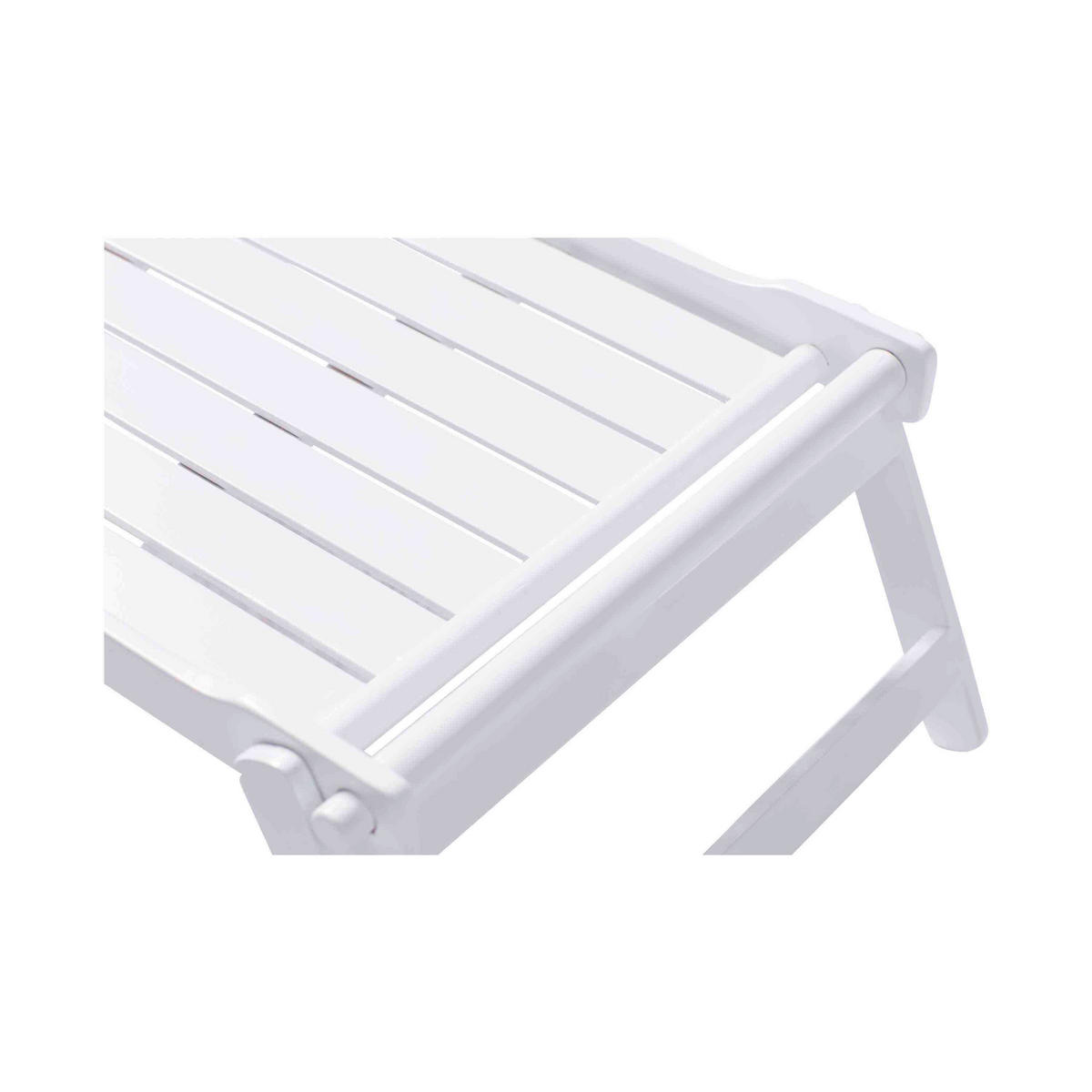 SERVIERTABLETT     - Weiss, Design, Holz (58/23/36cm) - Livetastic