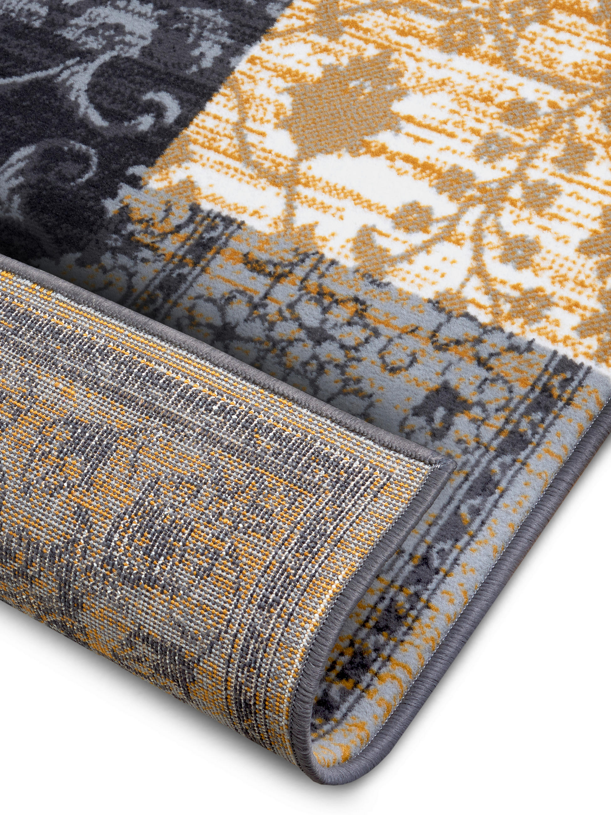 FLACHWEBETEPPICH 120/170 cm Gloria Grau, Sahara  - Grau/Sahara, Design, Kunststoff/Textil (120/170cm)